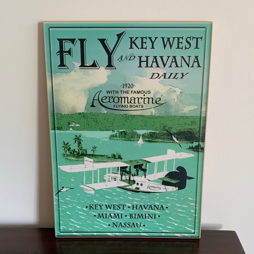Key West Wall Art - Wood- Key West - Havana Cuba